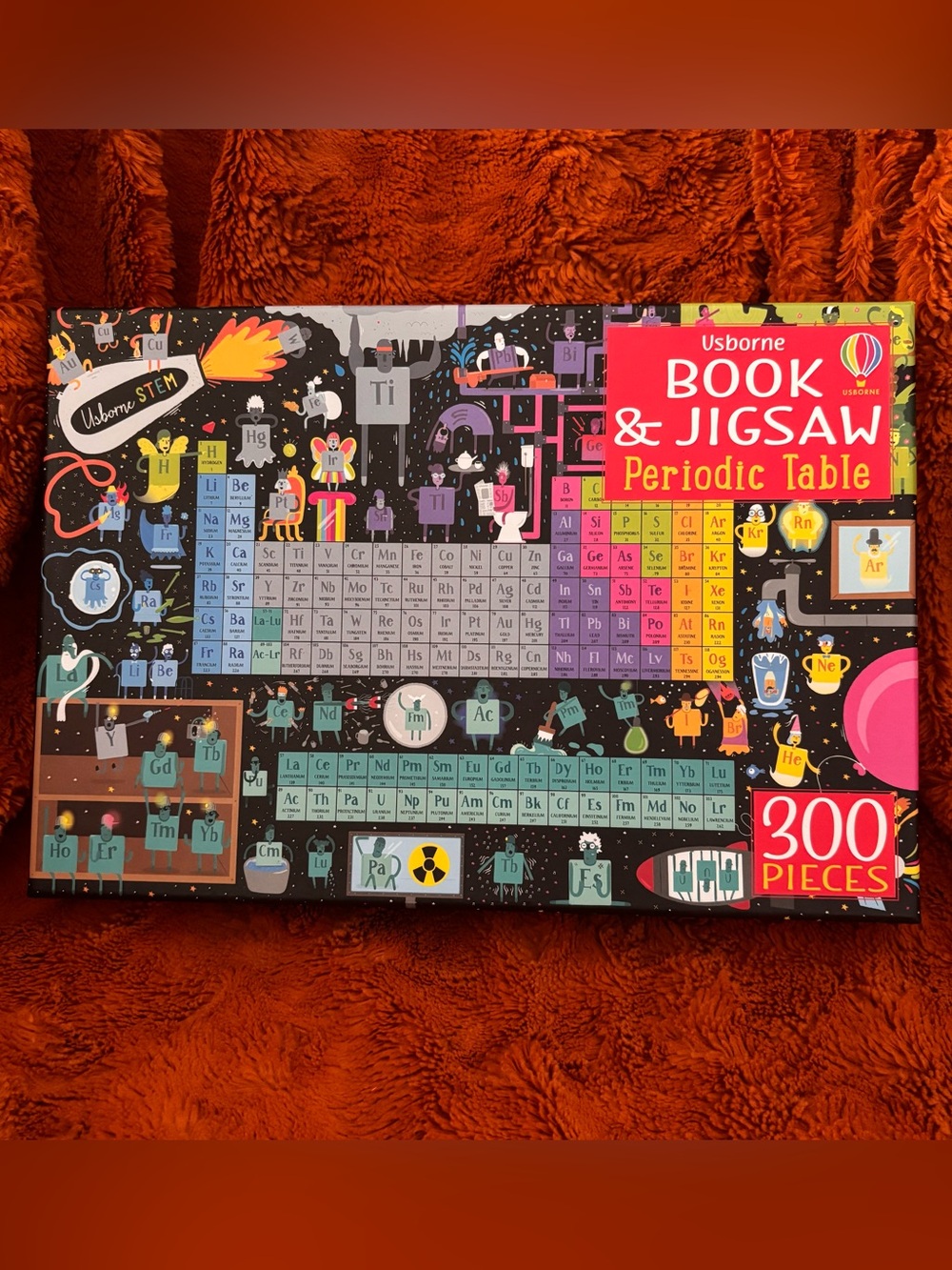 Usborne Periodic Table 300 Piece Puzzle & Book